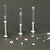 Plunger/Check valve for pumps for feeding liquid chromatograph