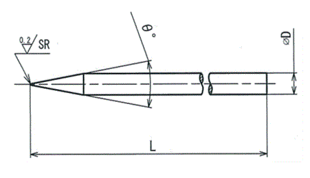プローブニードル 基本形状画像